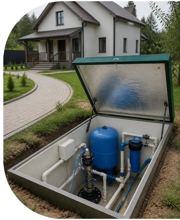 Автономное водоснабжение дома в Астрахани от 154140 р. | АПаруса-Стр